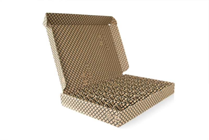 ESD Karton 39,5 x 26,5 x 5 cm mit Vollpappgefache und Deckel