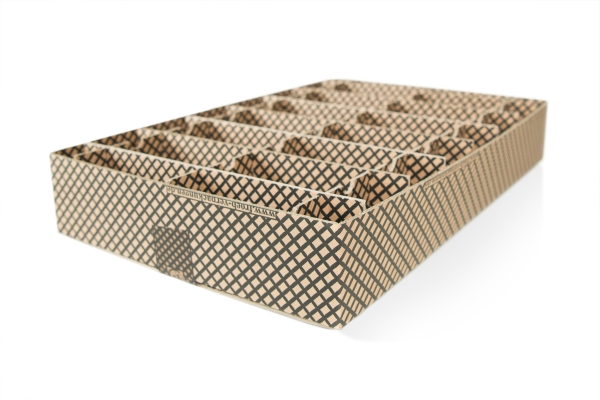 ESD Karton mit Gefache  57,5 x 38 x 9,5 cm