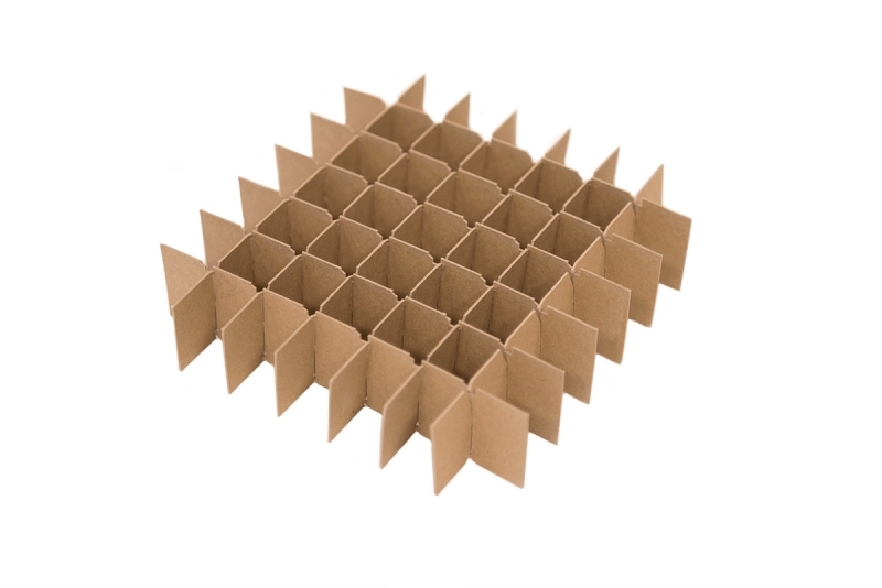 Gefache Vollpappe 20 x 20 x 5 cm