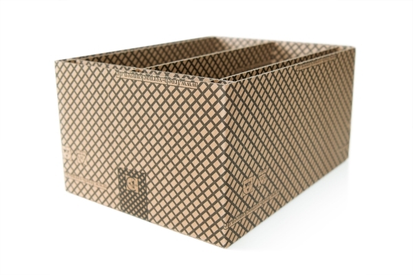 ESD-Karton aus Wellpappe mit Tre...