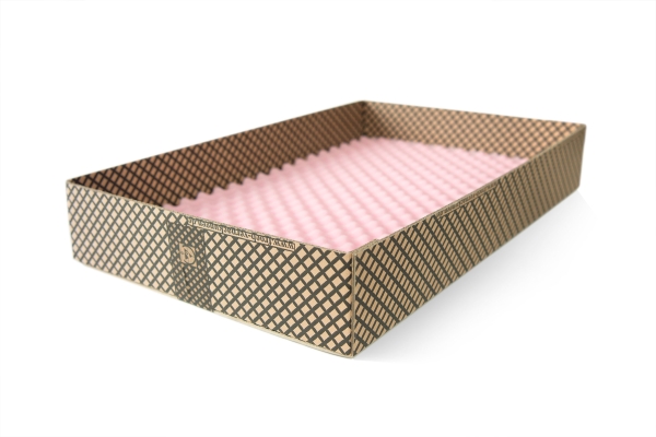 ESD-Karton aus Wellpappe mit abl...